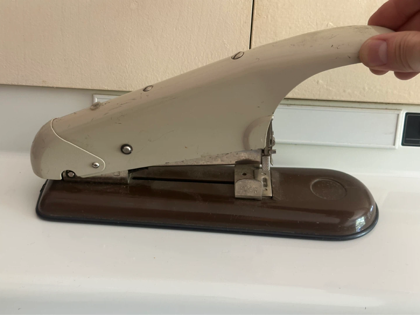 Vintage APSCO STAPLER A3 MODEL C Made in Sweden, Heavy Duty - photo 5