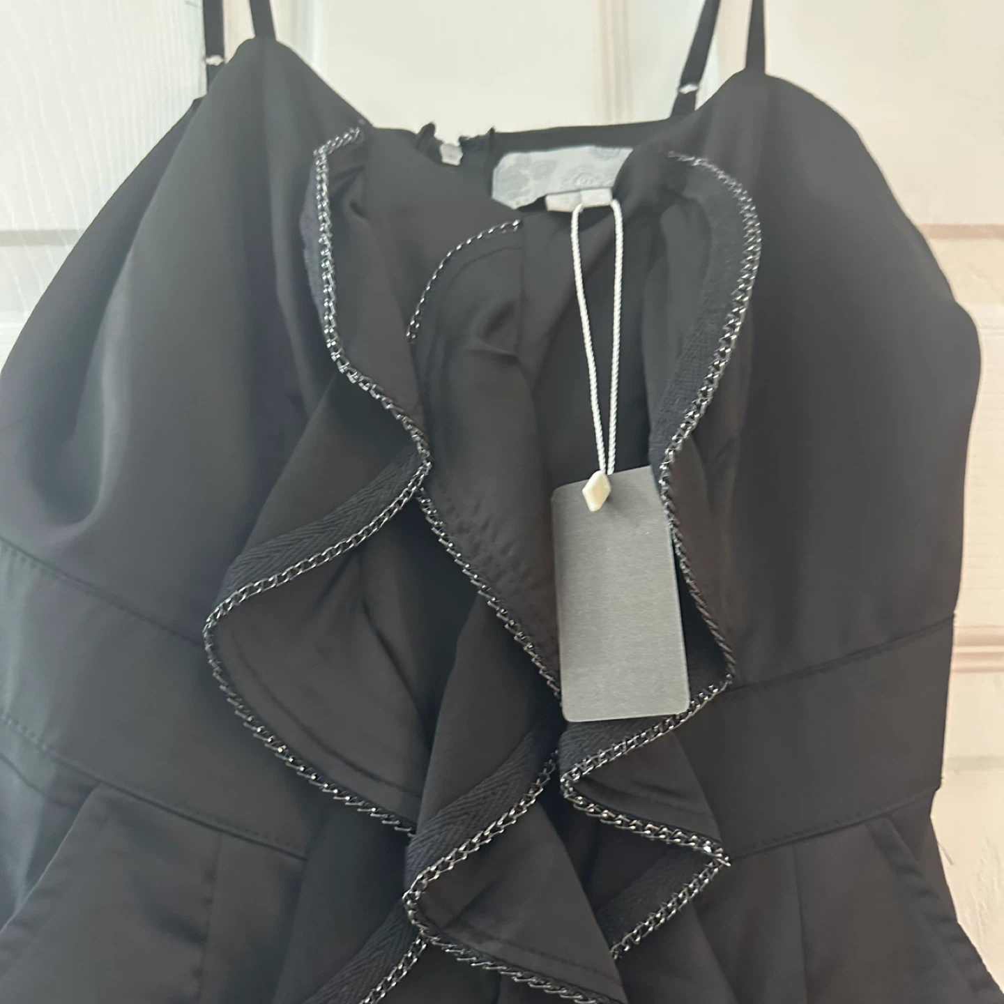 Black Ruffled Dress