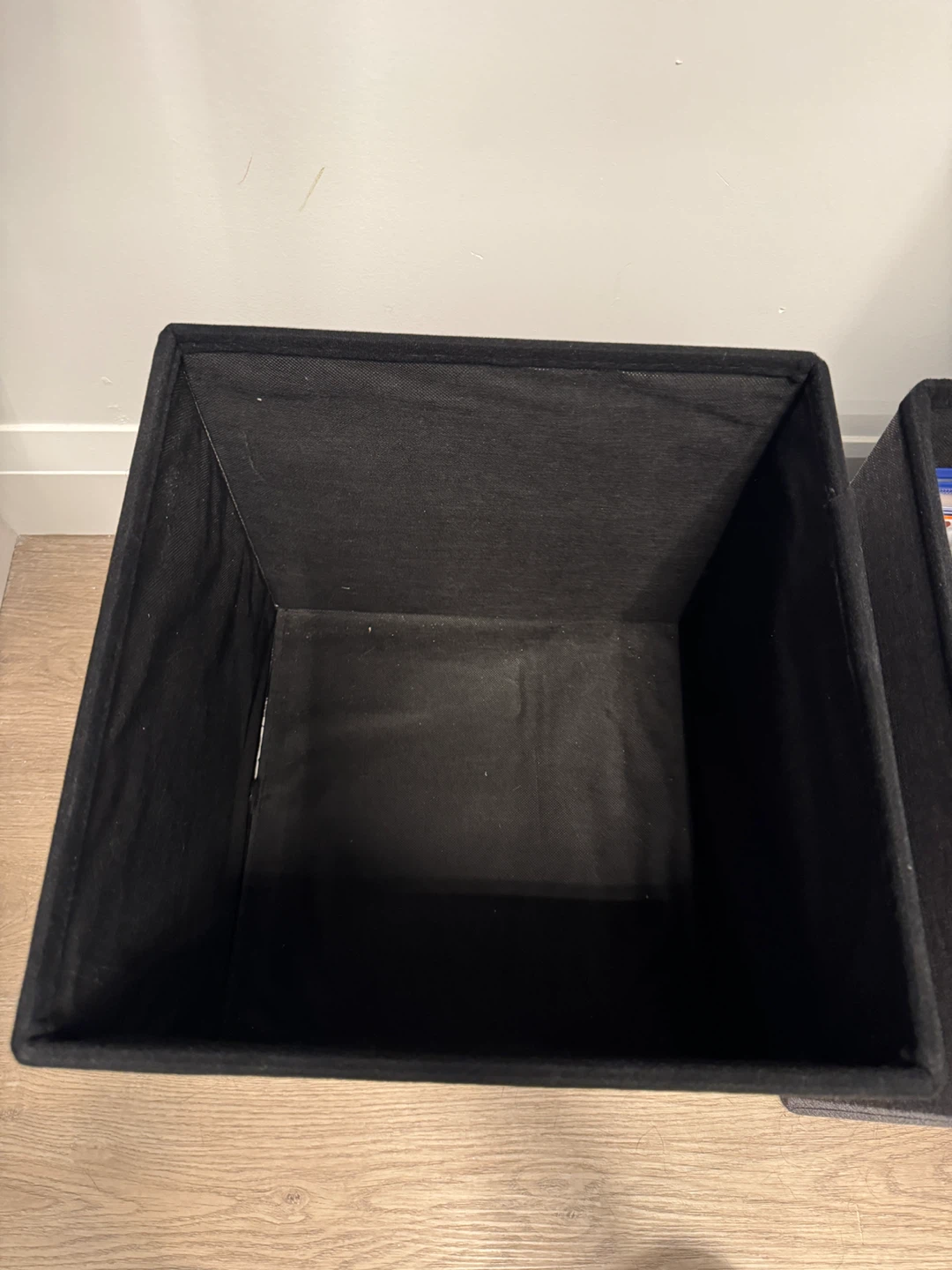 Light Grey Fabric Storage Ottoman - photo 5