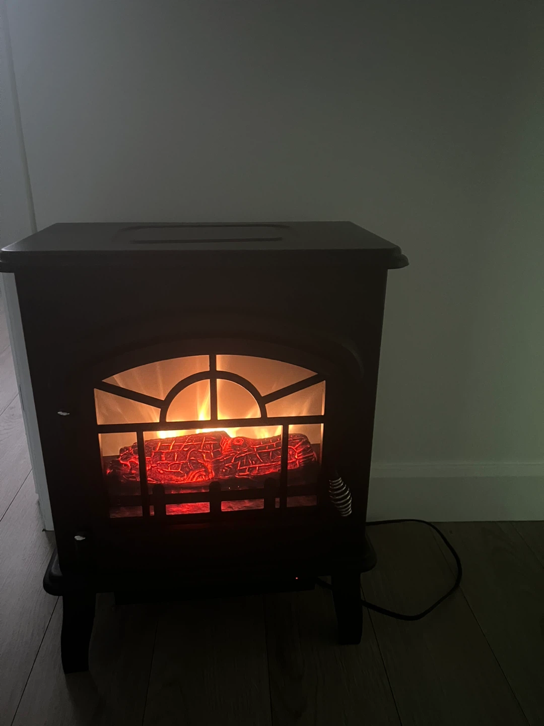 Electric Fireplace Stove with Log Effect