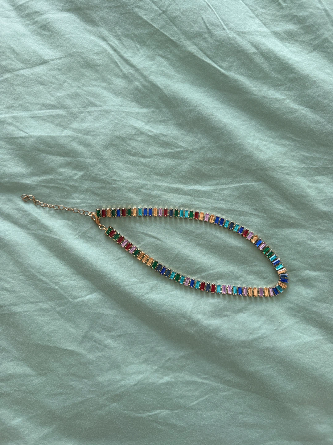Colourful Gemstone Choker Necklace - photo 3