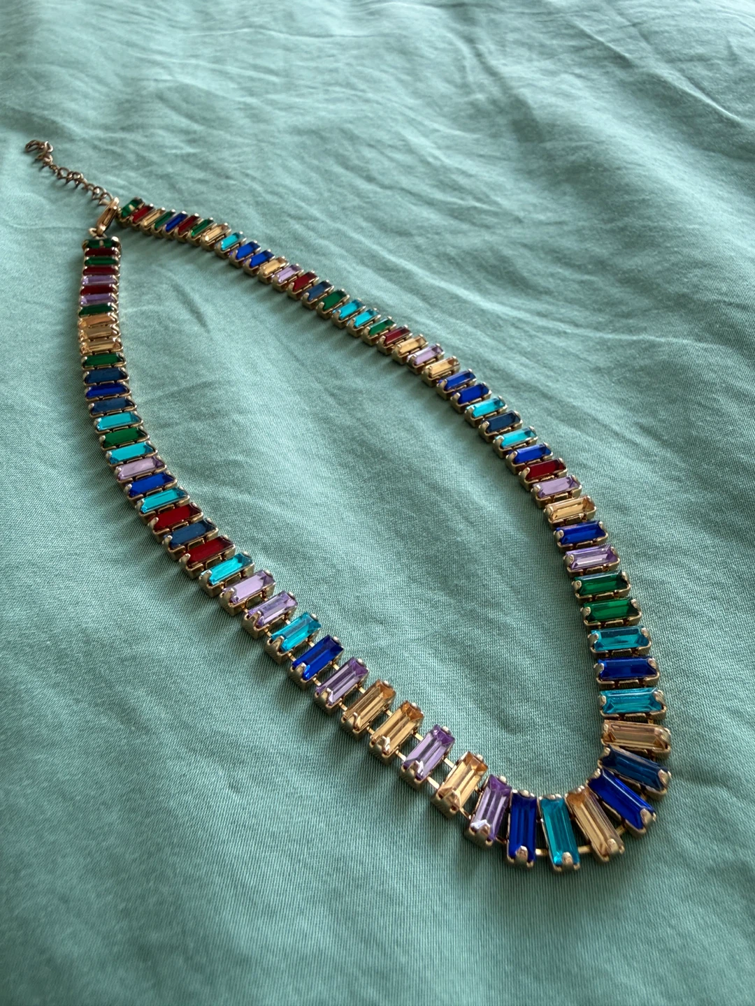 Colourful Gemstone Choker Necklace - photo 5