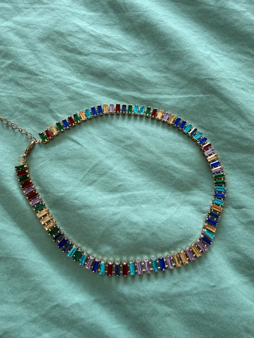 Colourful Gemstone Choker Necklace