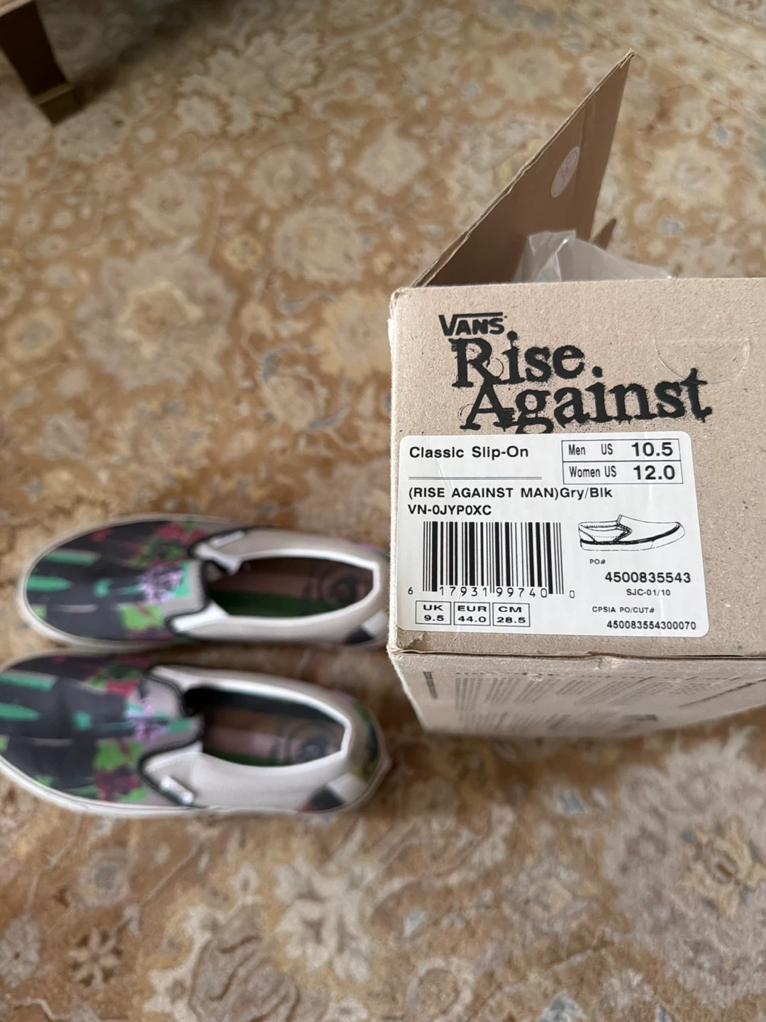 Vans Rise Against Classic Slip-On Shoes - photo 2