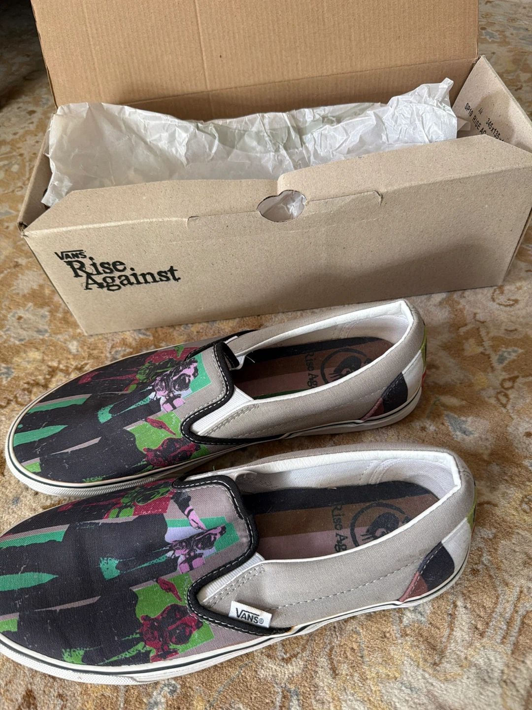 Vans Rise Against Classic Slip-On Shoes