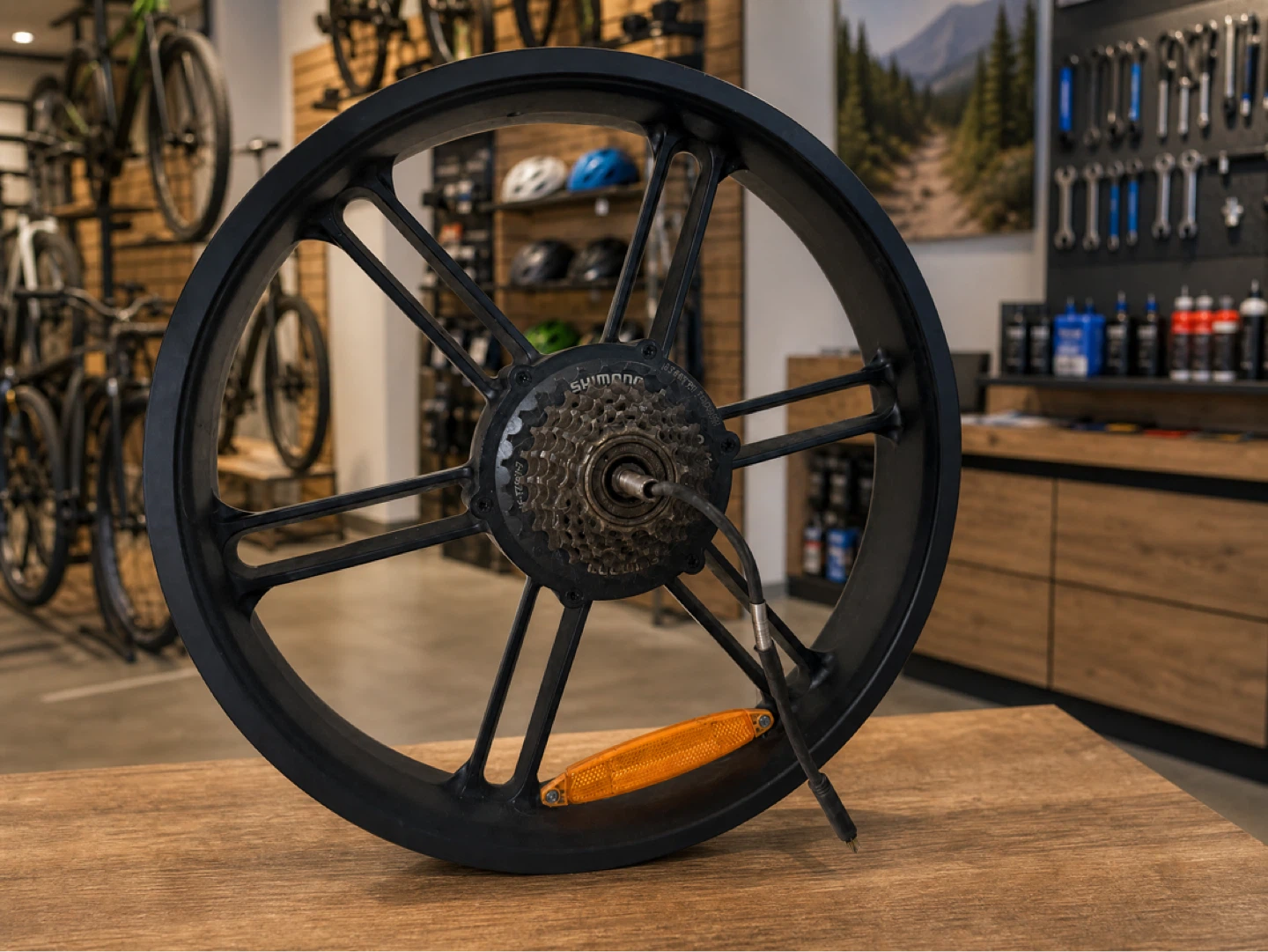 F1000 Fat Tire E-Bike rear hub