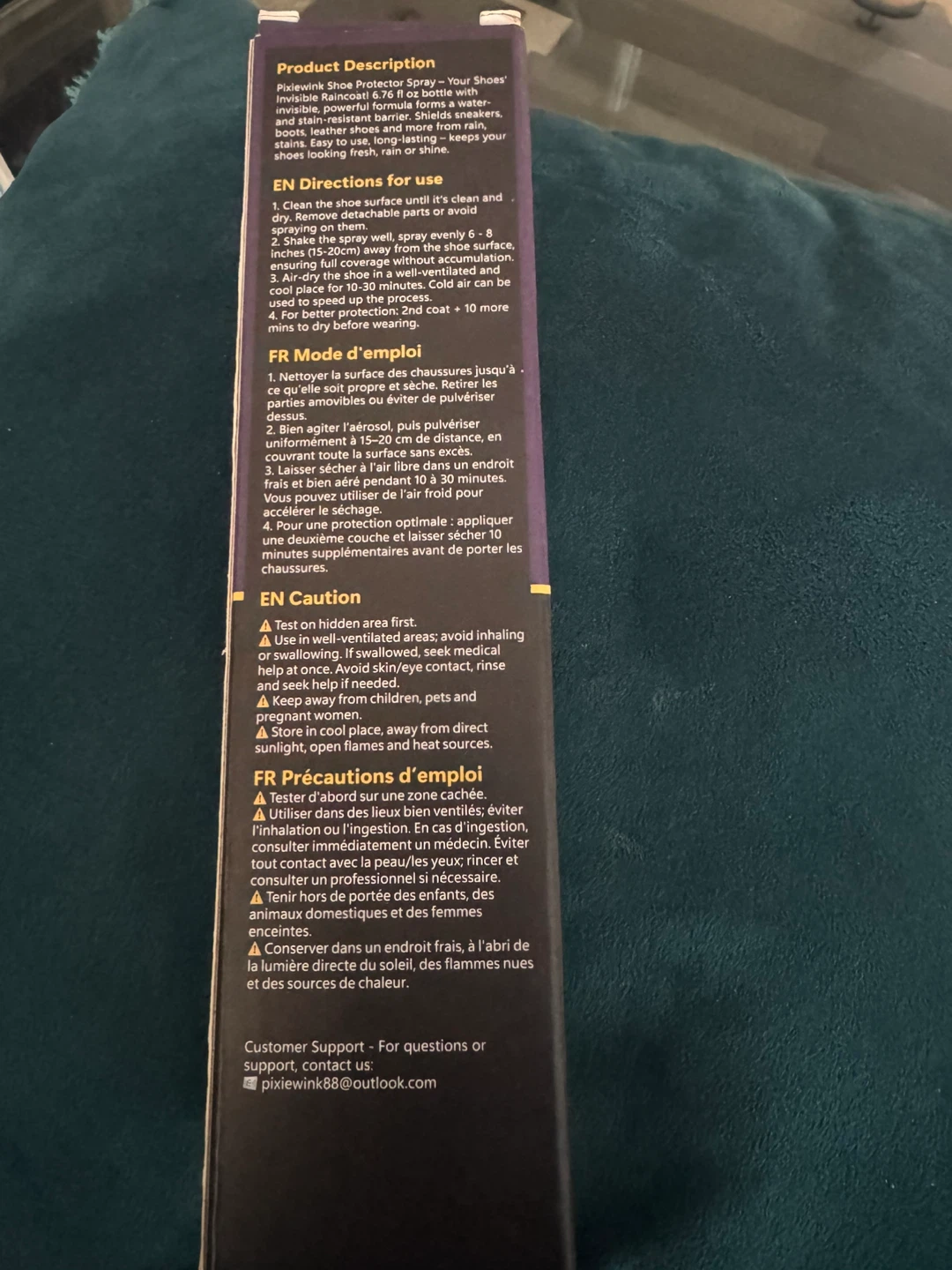 Pixiewink Rain & Stain Protector Spray 6.76oz - photo 4