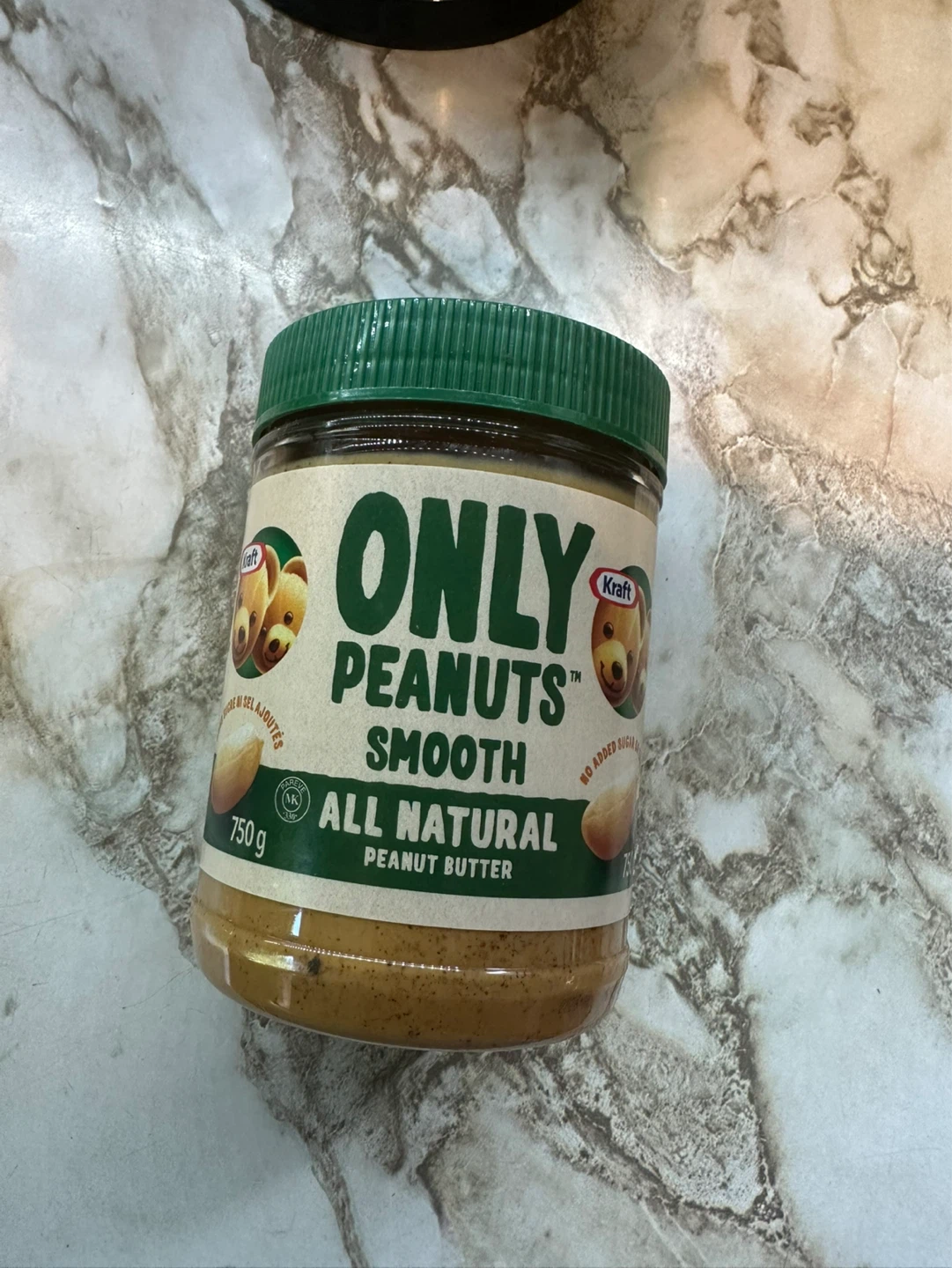 Only Peanuts Smooth All Natural Peanut Butter 750g