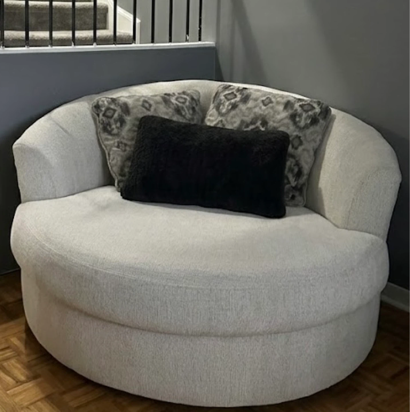 Ashley Oversized Swivel Armchair