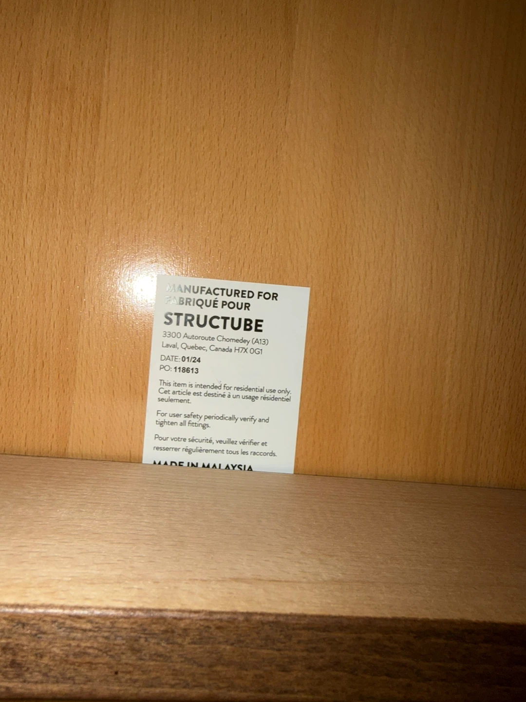 Structube Extendable Dining table (Table only) - photo 3