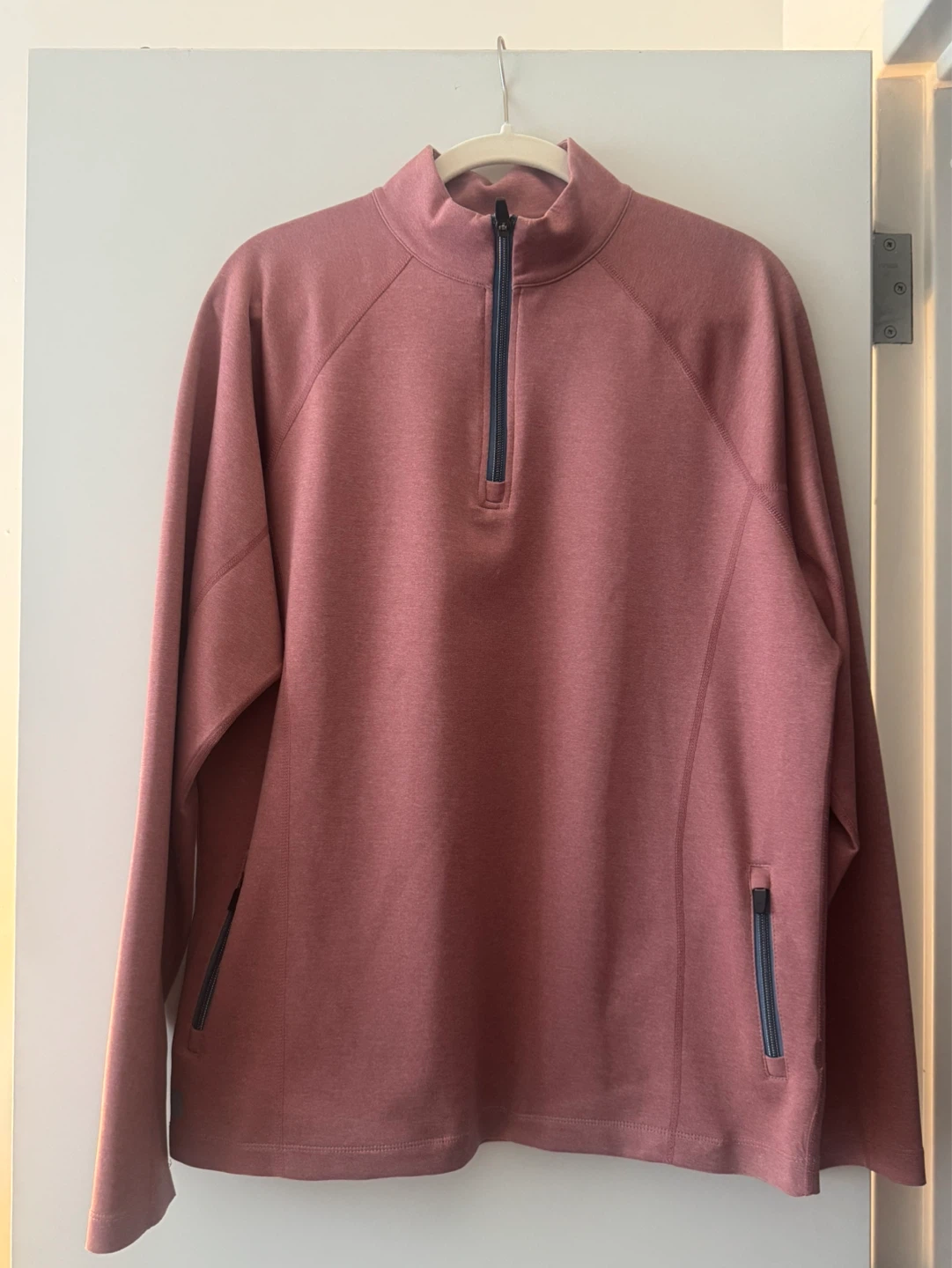 Mens Untuckit Quarter Zip Pullover