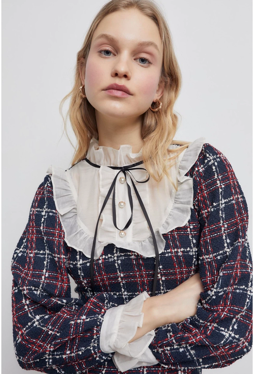 Sister Jane Peggy Tweed Mini Dress - S - photo 3