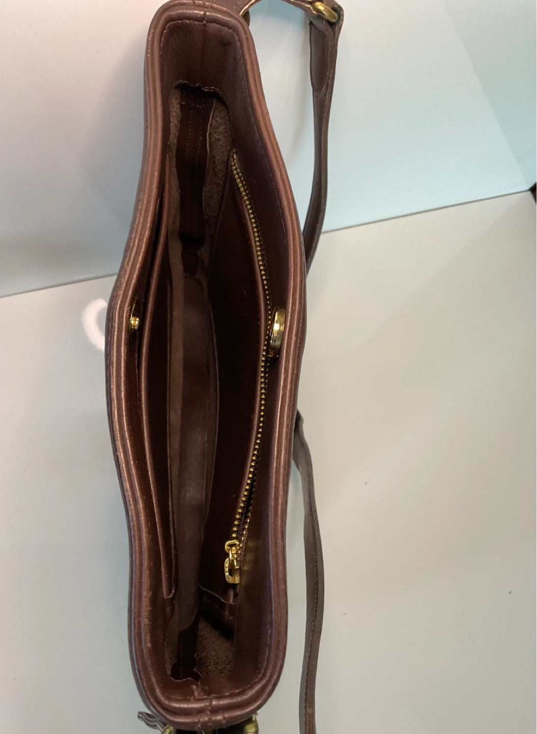 Vintage Coach Equestrian Leather Bag - style 9806 - photo 4