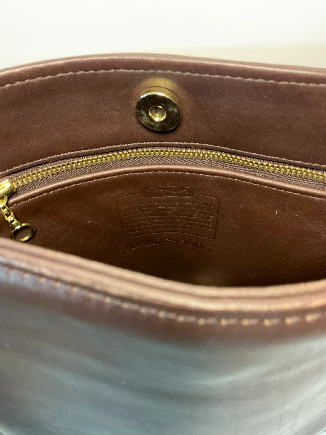 Vintage Coach Equestrian Leather Bag - style 9806 - photo 5