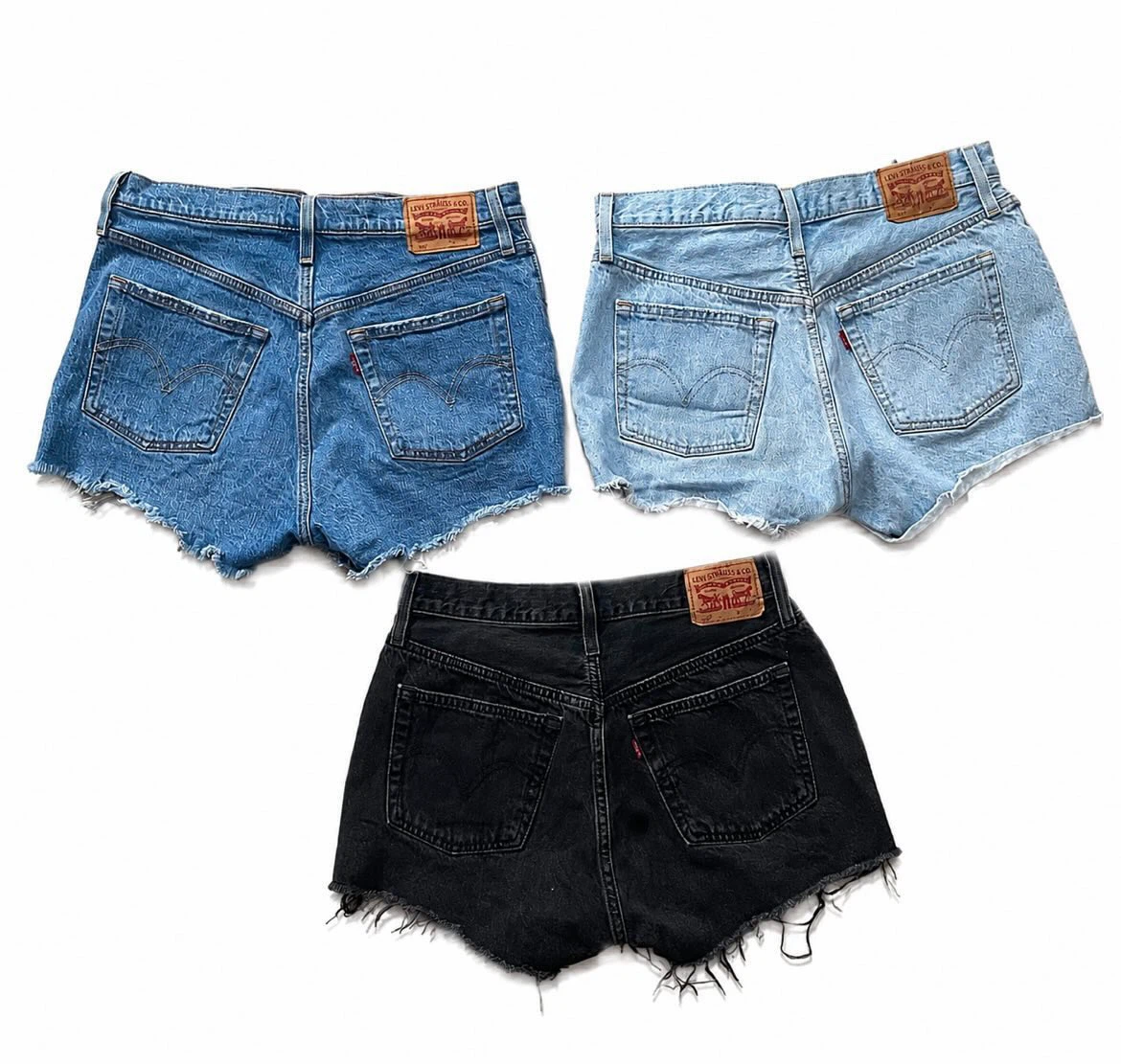 Vintage Levi’s Cutoff Shorts 3 pairs Perfect Summer Staple - photo 2