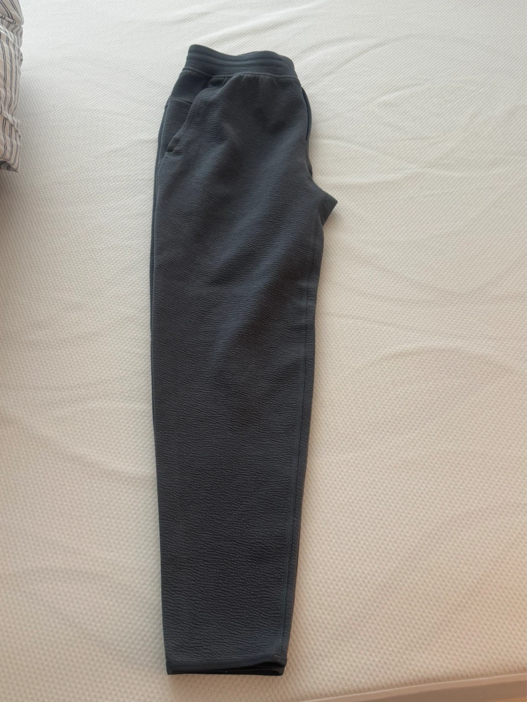 Dark Gray Textured Joggers