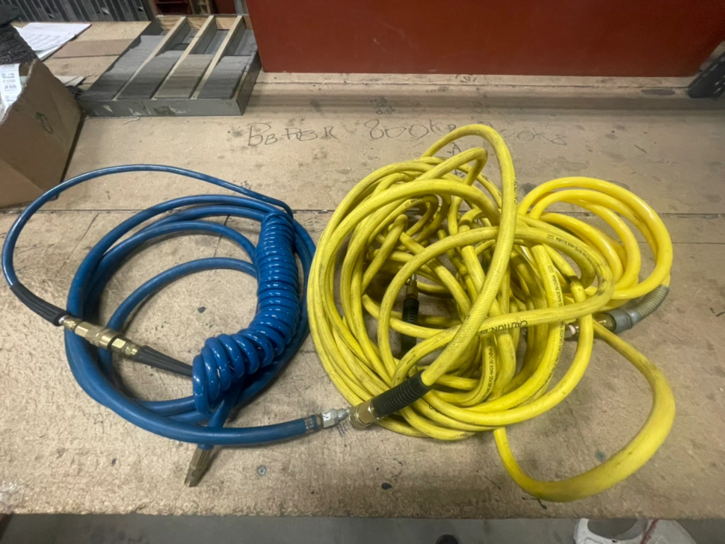 Air Hose Set (Blue and Yellow)
