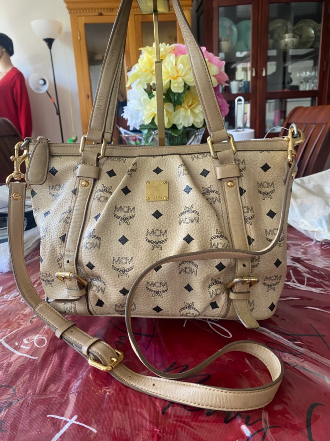 MCM Visetos Tote Bag