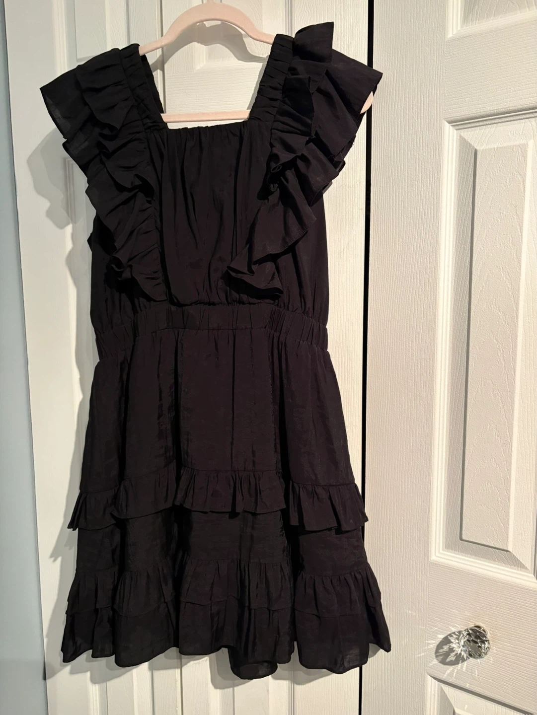 Black Ruffle Dress