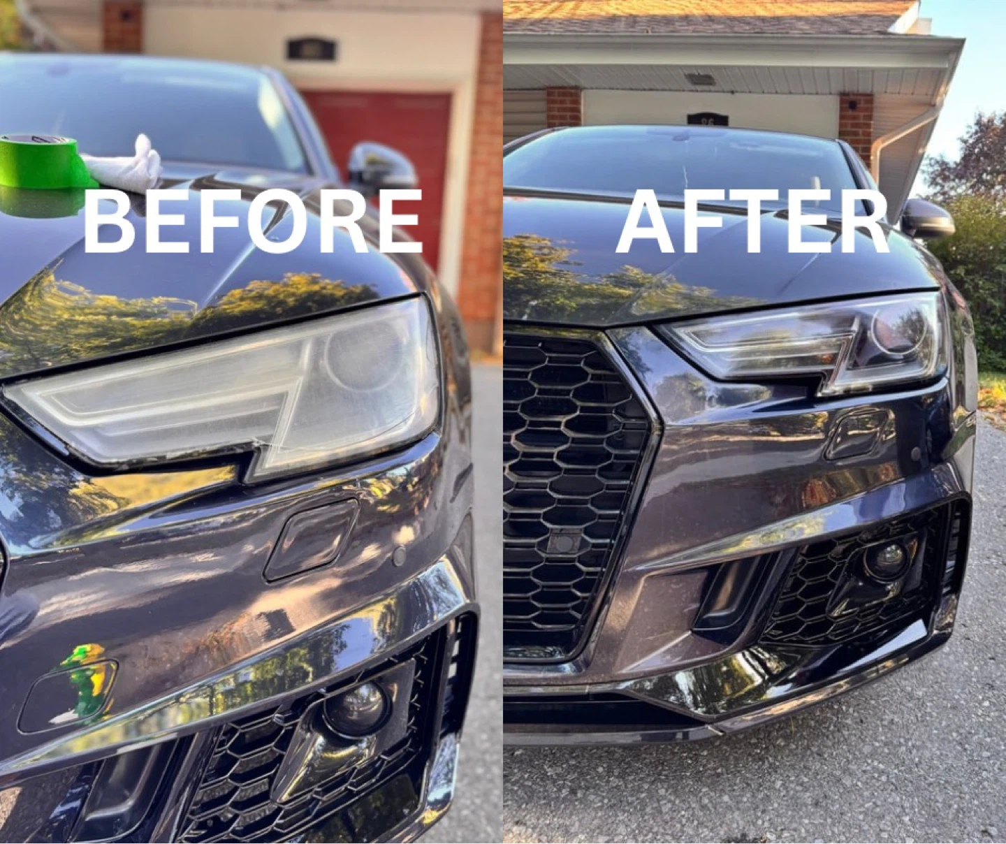 Headlight Restoration Service - Before & After - photo 4