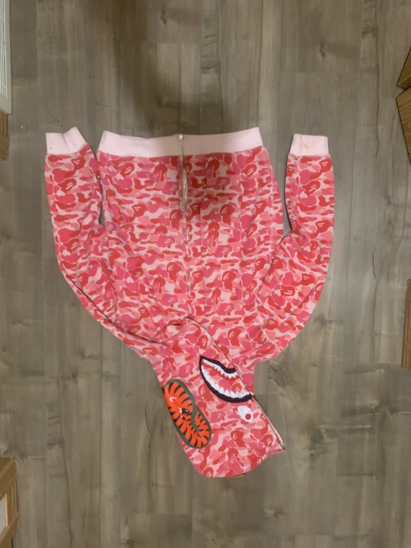 A Bathing Ape Pink Camo Full Zip Hoodie - photo 3