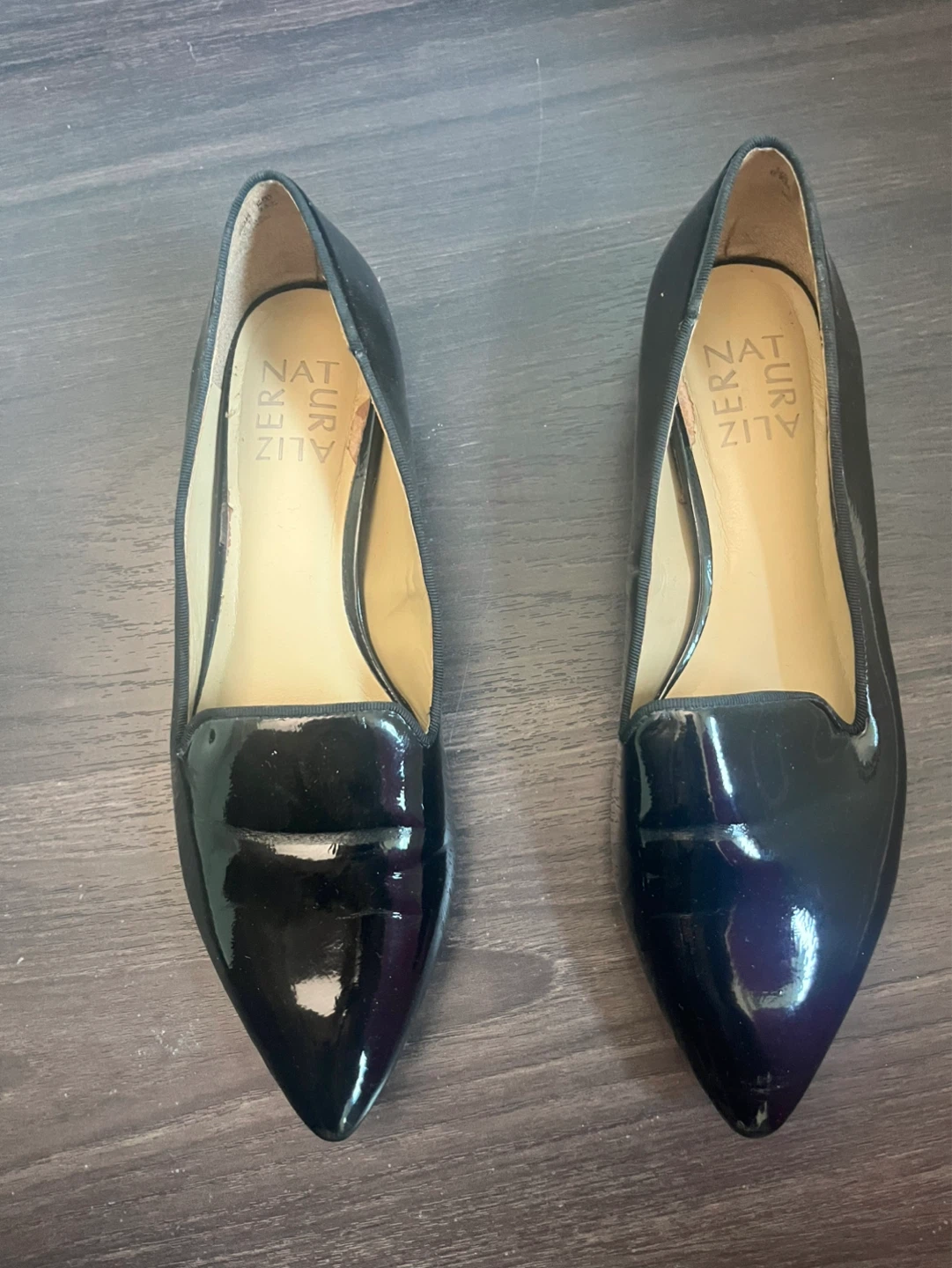 Naturalizer Flats Black Patent