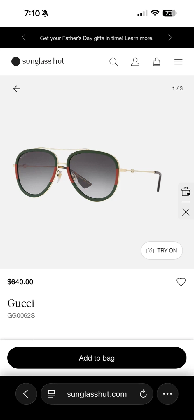 Gucci GG0062S Sunglasses - photo 5