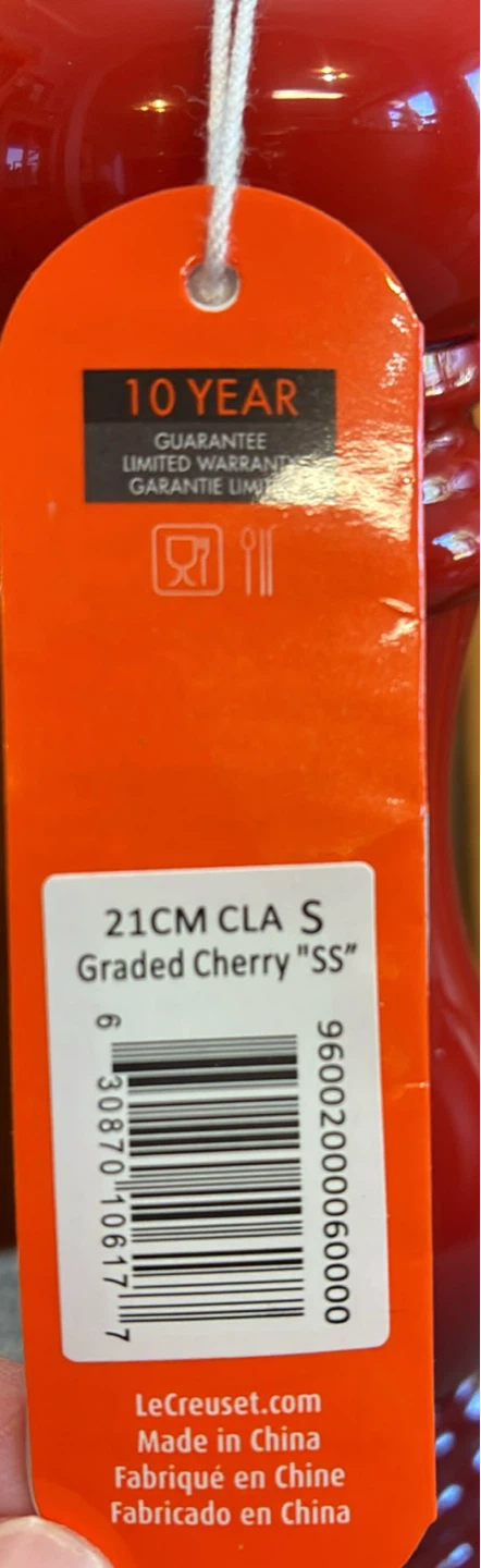 New Le Creuset Cherry Salt Mill - photo 3