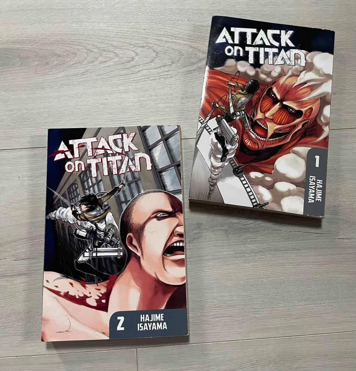 Attack on Titan Manga Vol 1 & 2🔥Rare Starter Bundle