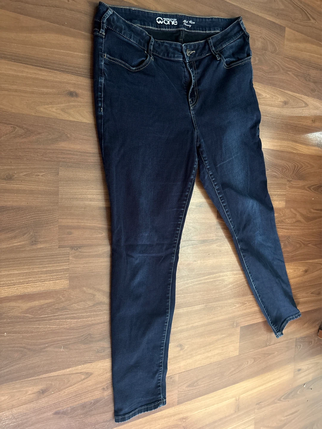 Warehouse One Mid Rise Skinny Jeans
