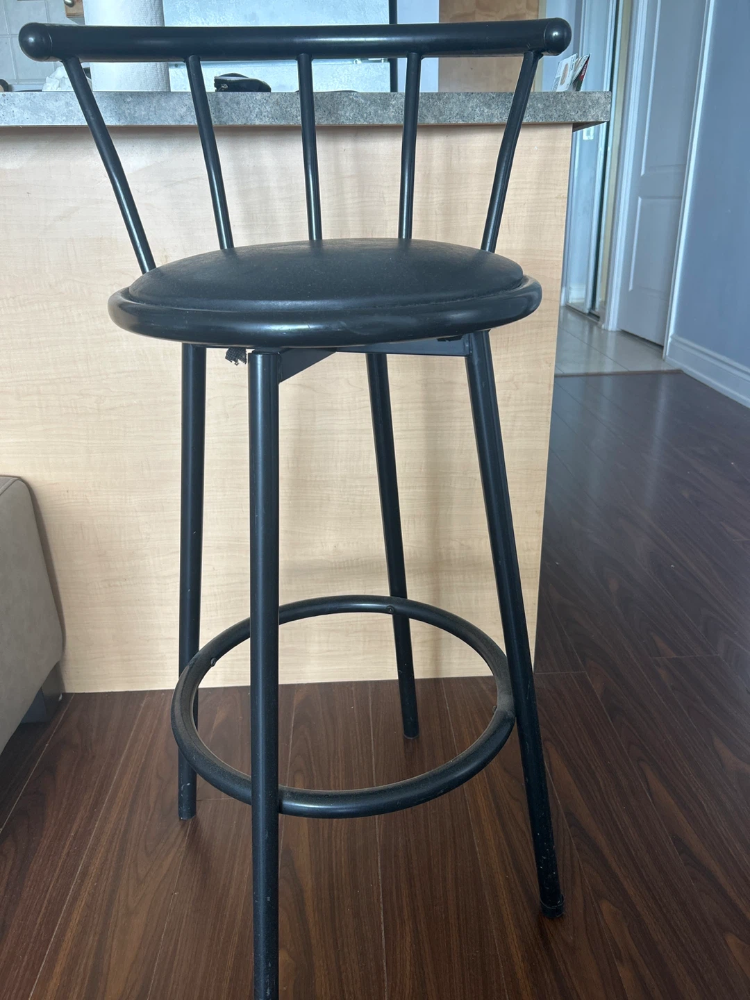 Black Bar Stool