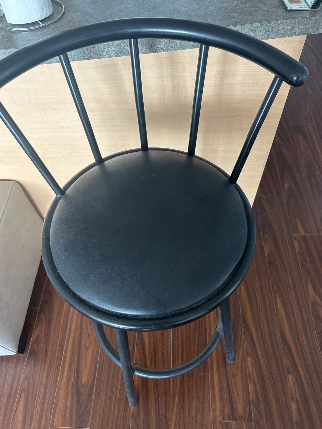 Black Bar Stool - photo 2
