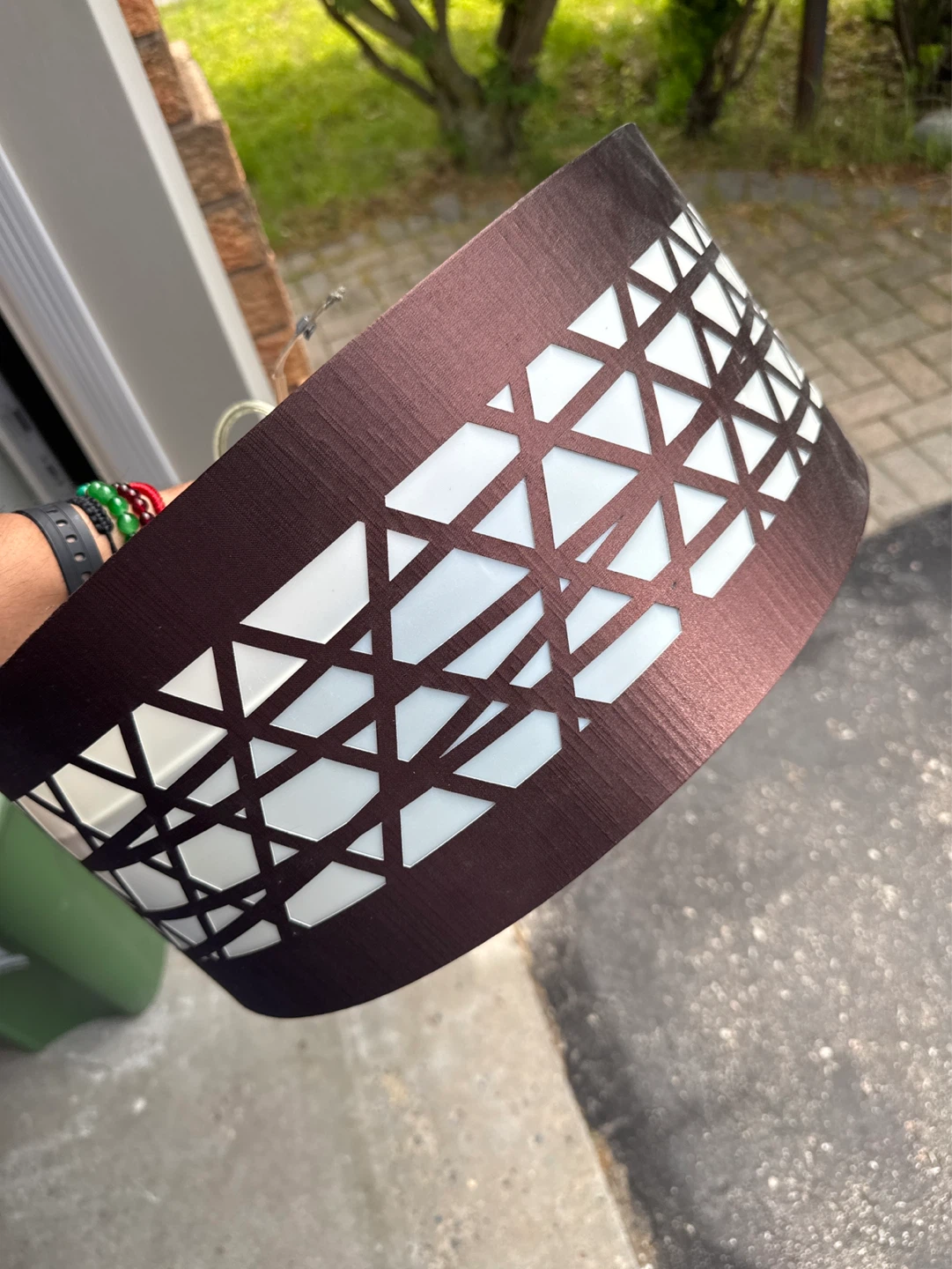 Pendant Light Shade with Decorative Cutouts - photo 3