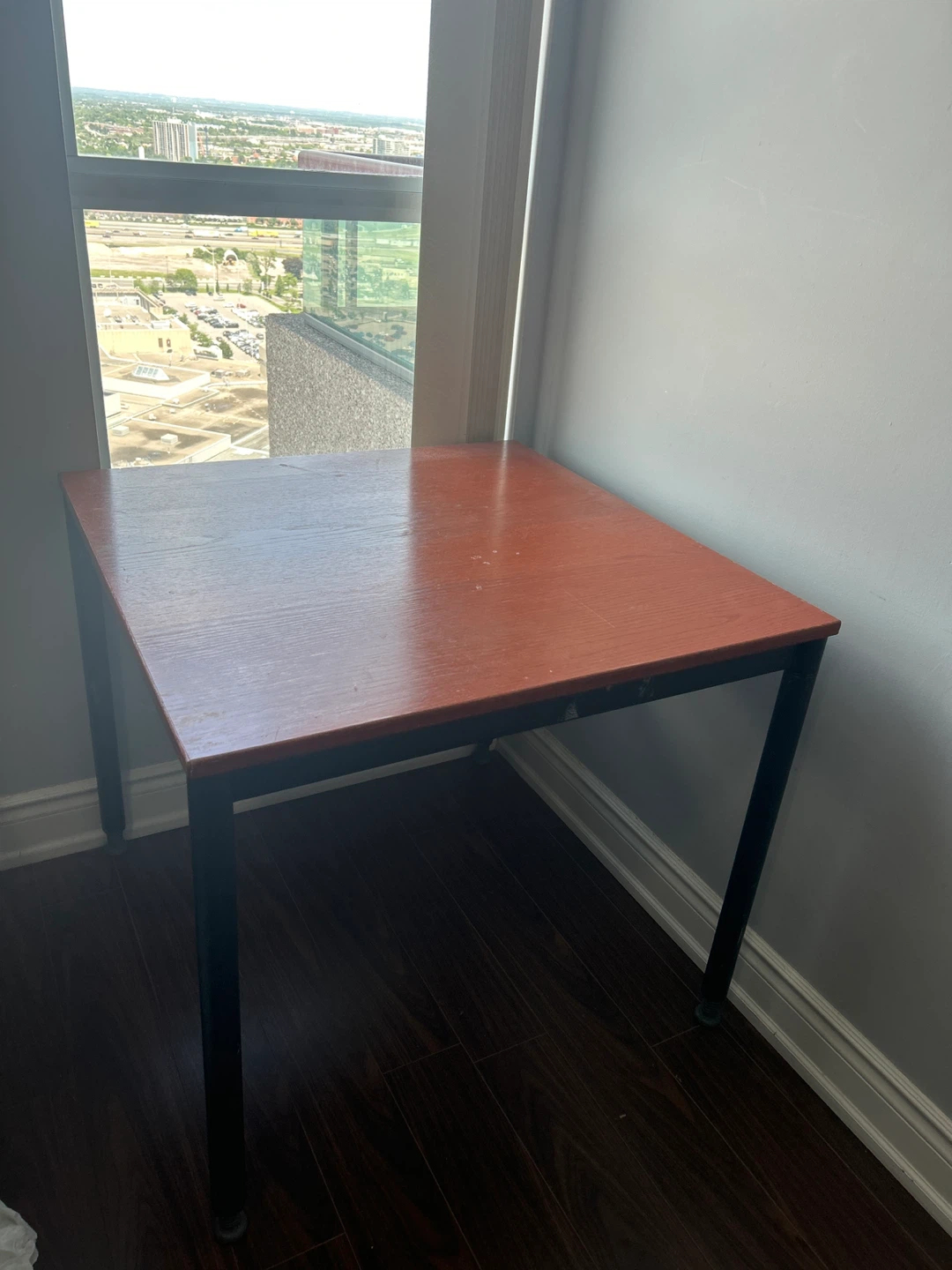 Square Wooden Side Table