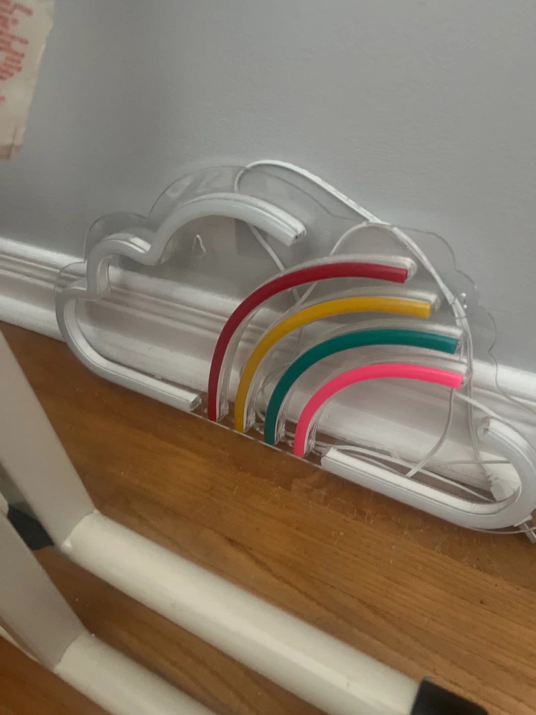 Cloud and Rainbow Neon Sign - photo 2