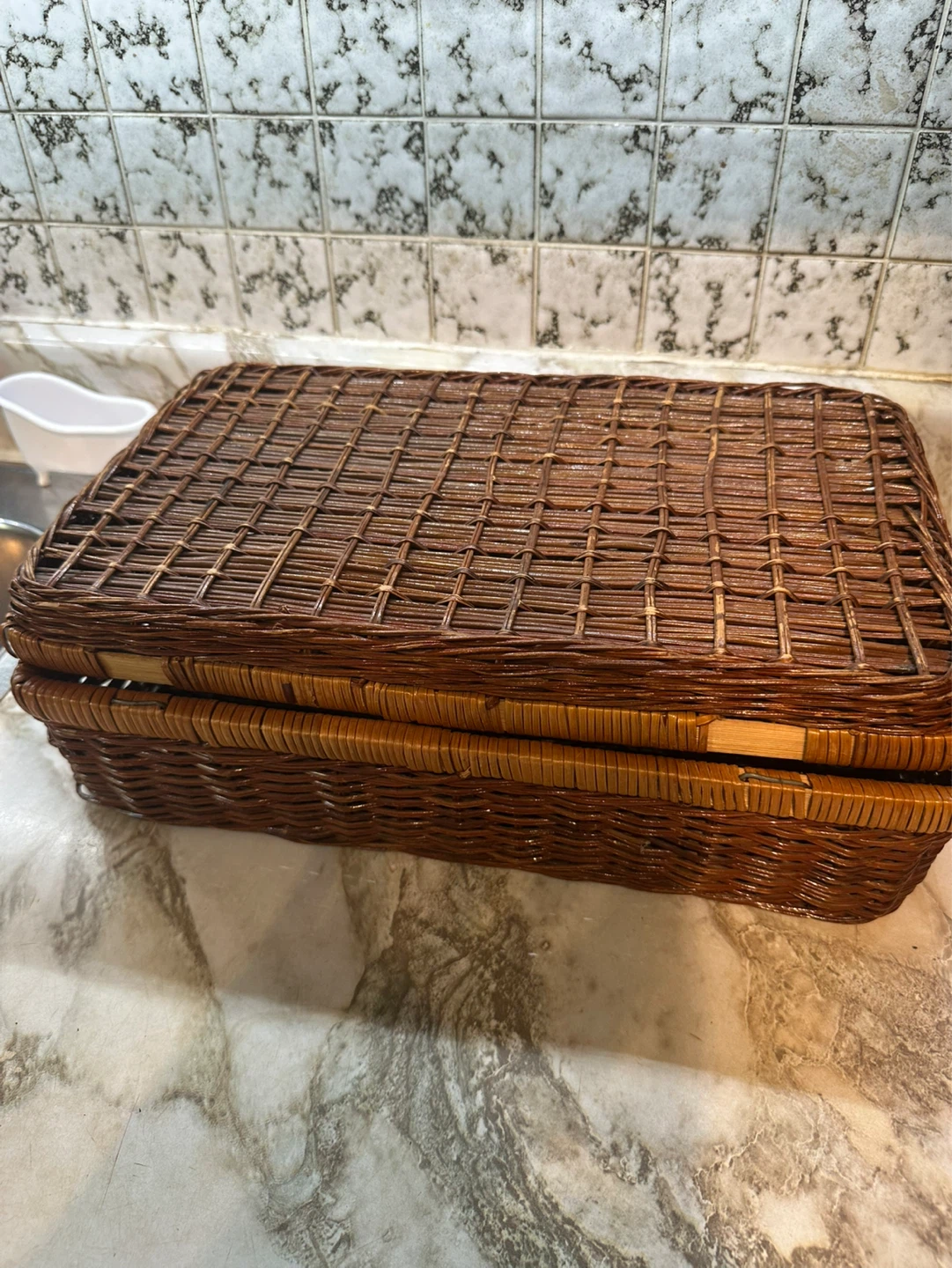 Wicker Basket with Lid (not hinged) - photo 3