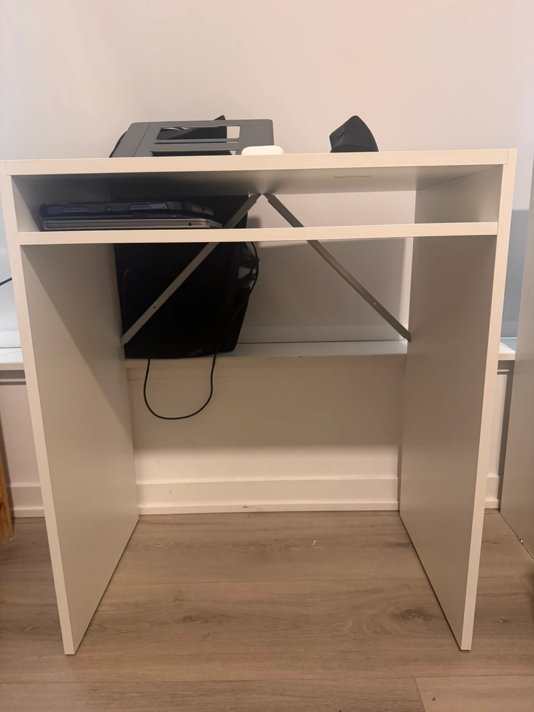 White IKEA Desk - photo 2