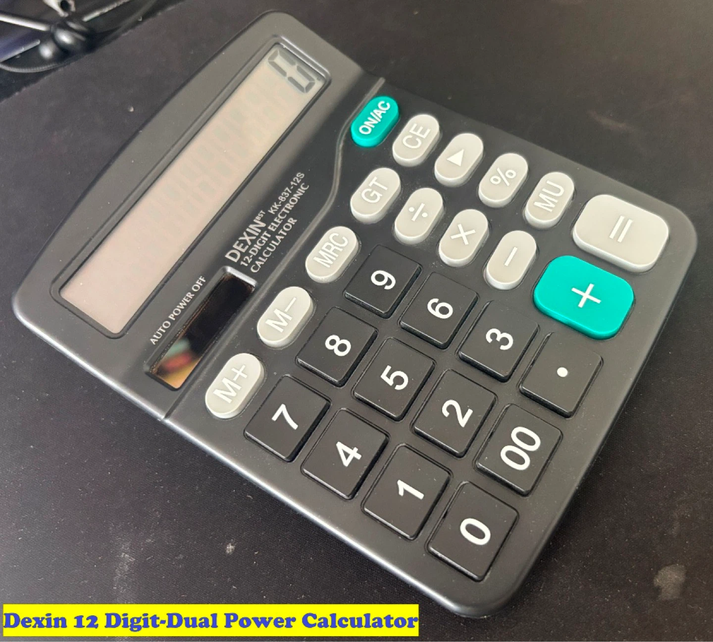 Dexin 12 Digit-Dual Power Calculator - photo 3