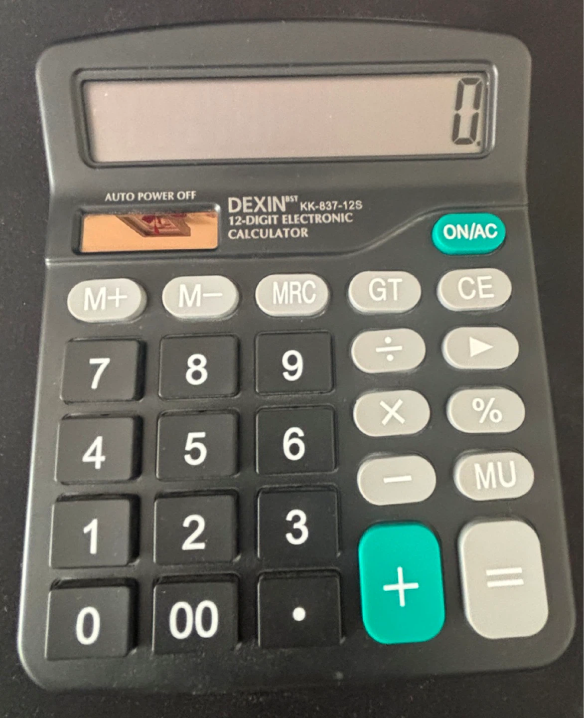 Dexin 12 Digit-Dual Power Calculator - photo 2