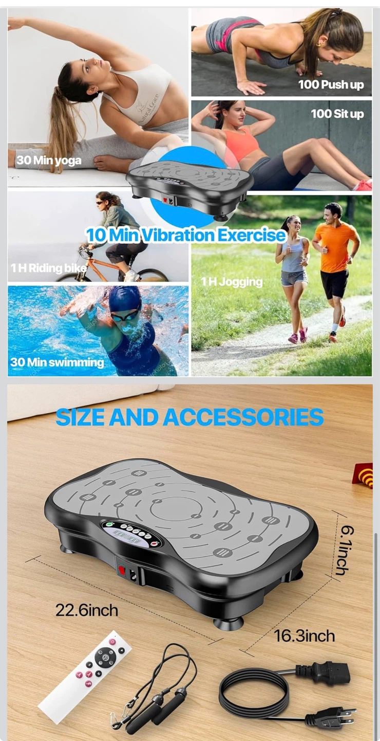 Vibration Plate Exercise Machine - photo 4