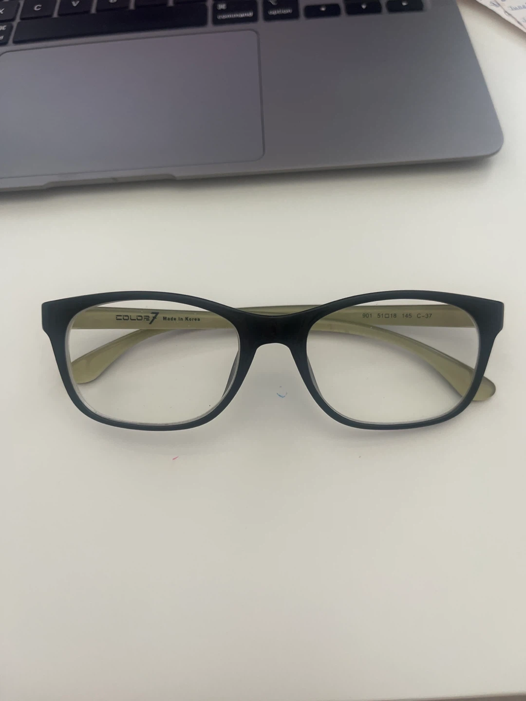 COLORIZE Eyeglasses - Black/Green