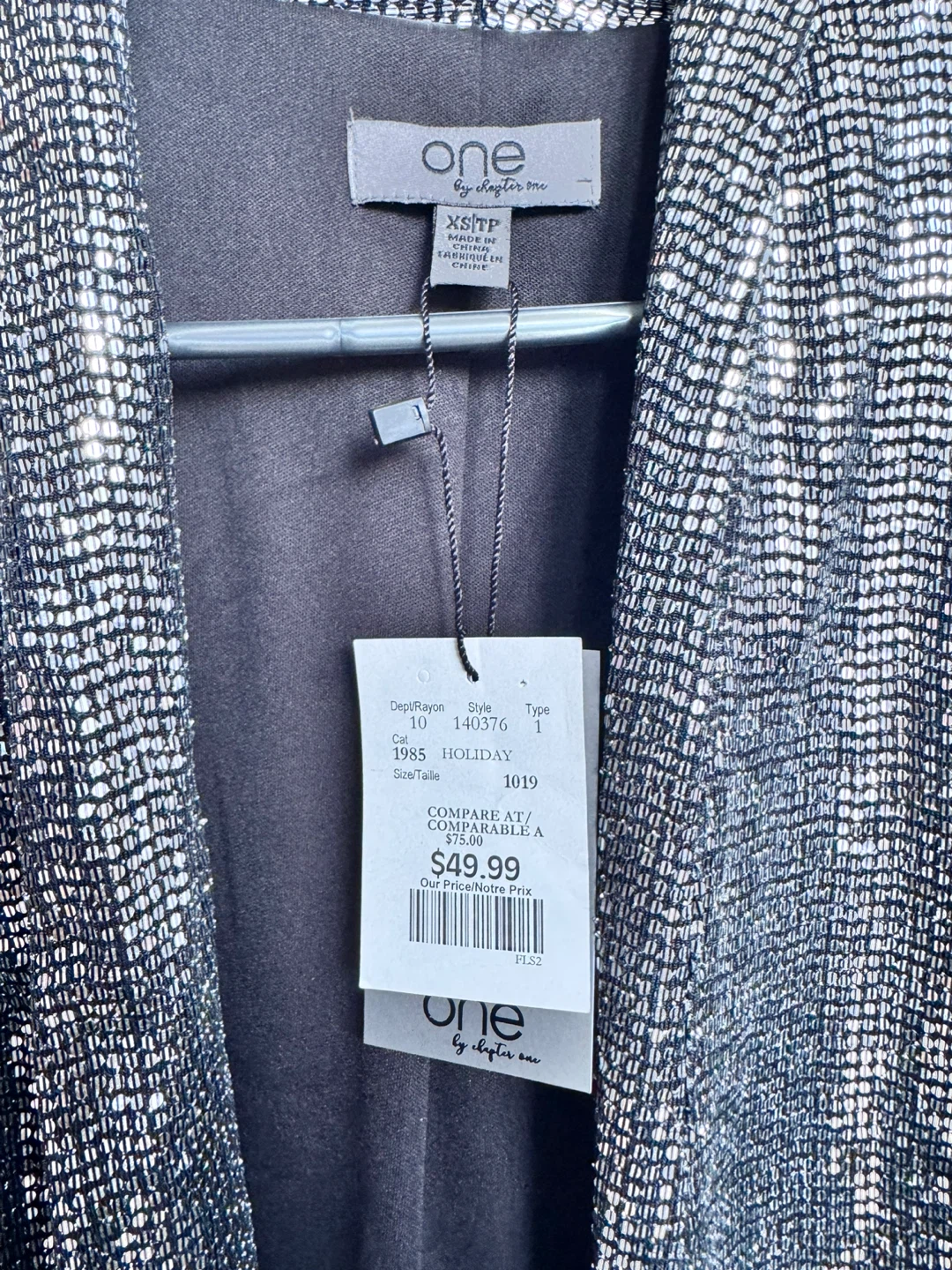 ONE by Chapter One Sequin Blazer Jacket - photo 2