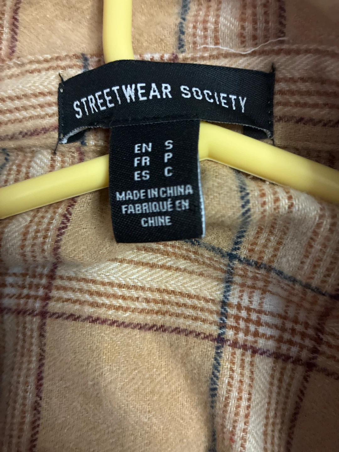 Streetwear Society Plaid Flannel Shirts - Size S & M - photo 2
