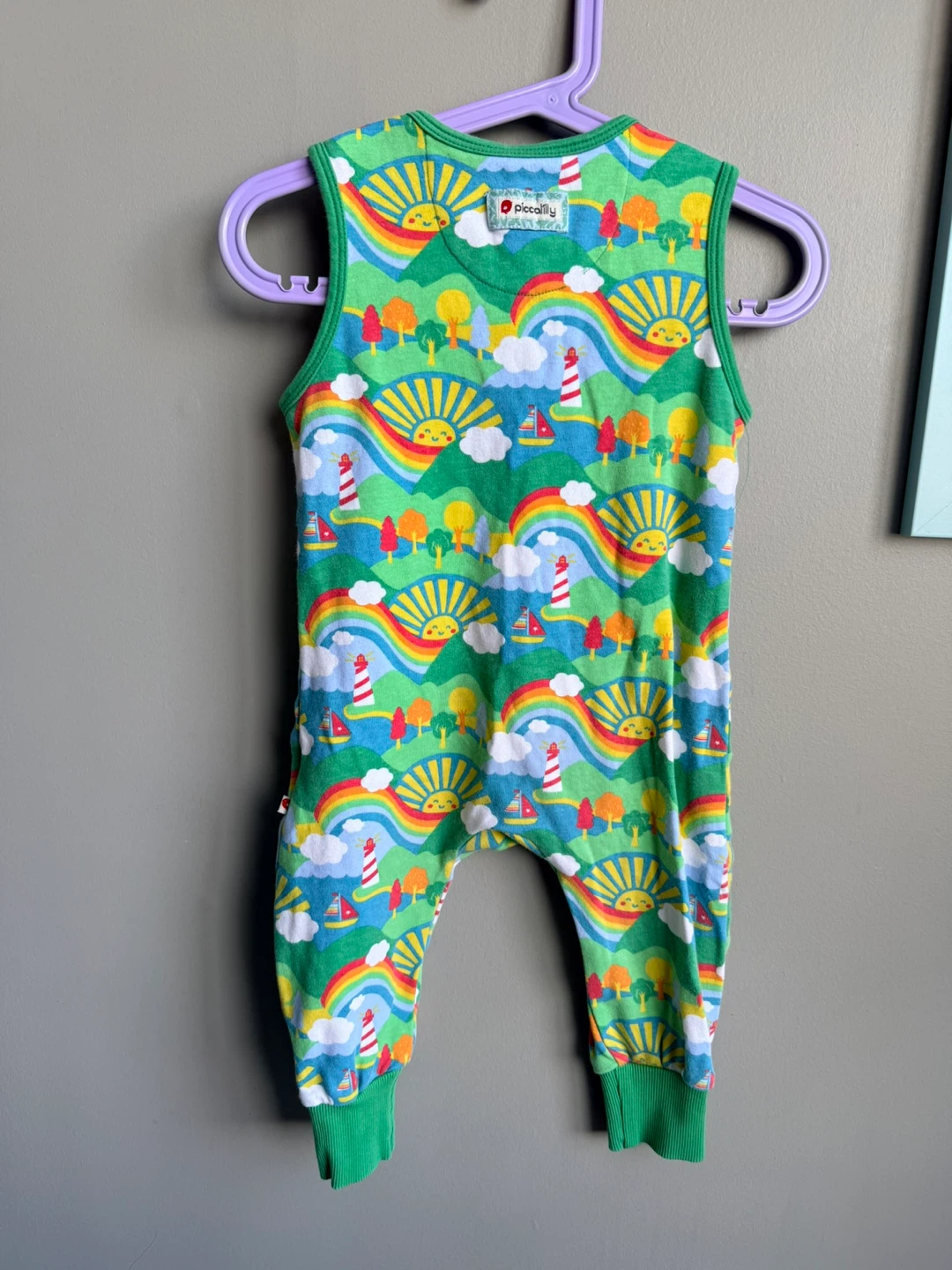 Piccalilly organic cotton jumpsuit for toddler (12-18 months) - photo 2