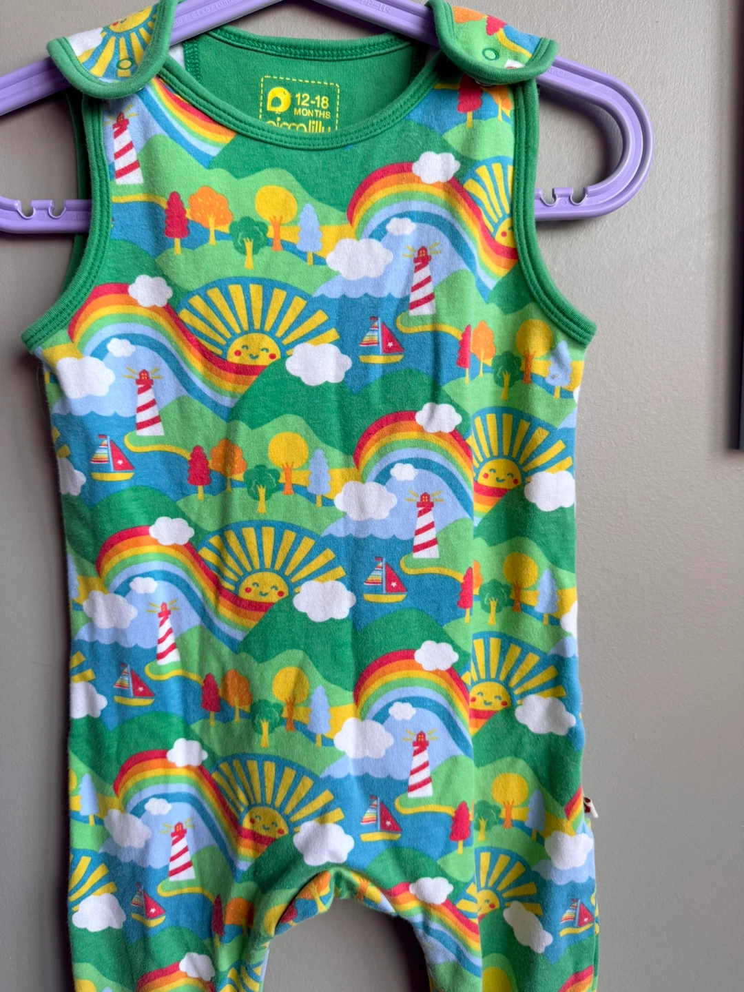 Piccalilly organic cotton jumpsuit for toddler (12-18 months) - photo 3