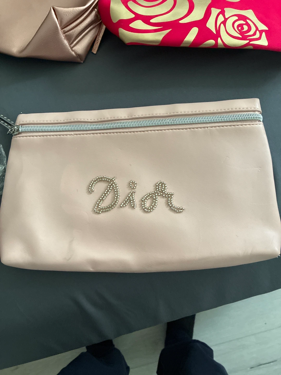 Dior Pink Cosmetic Pouch