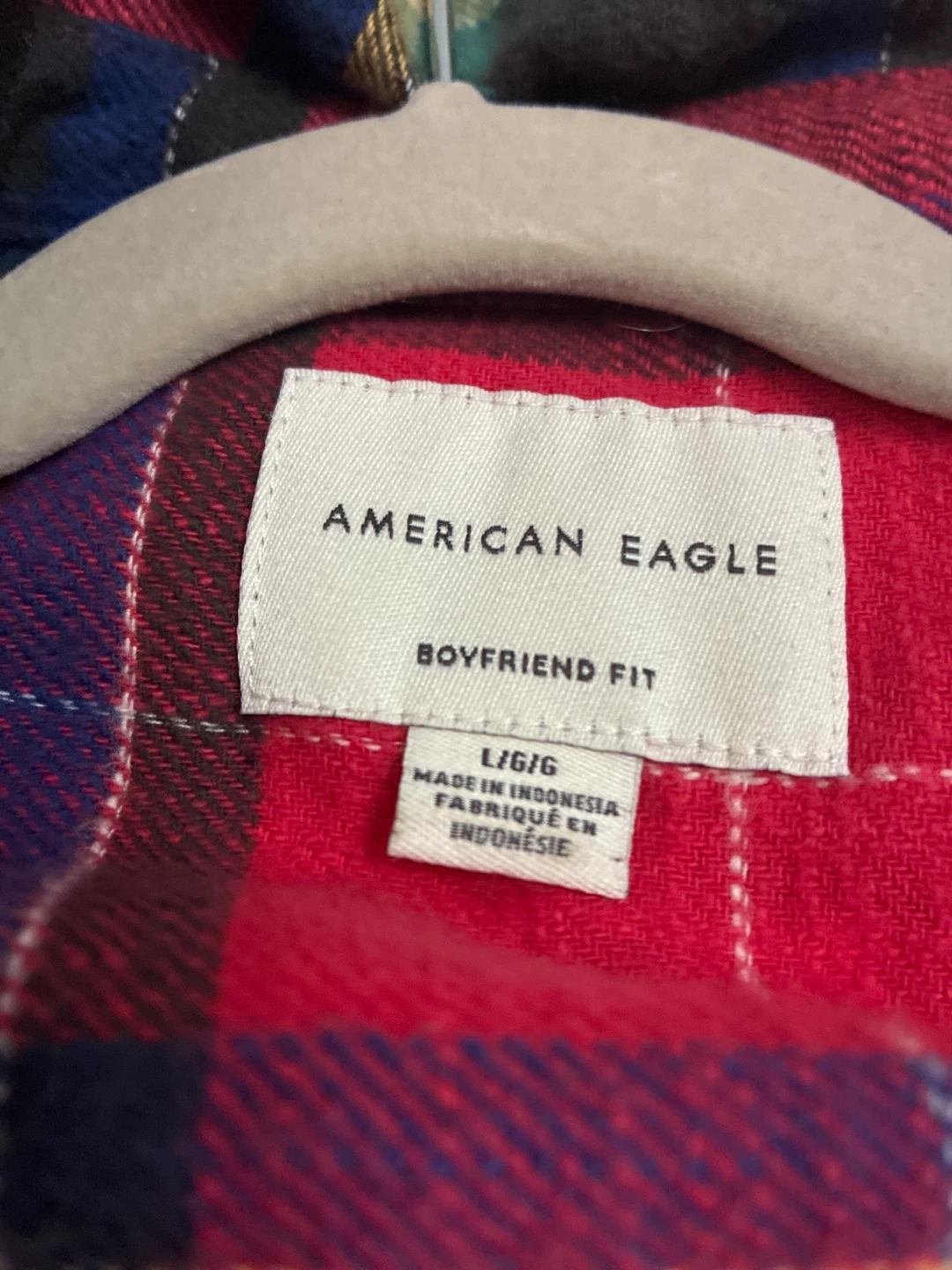 American Eagle Plaid Flannel Shirt - photo 2