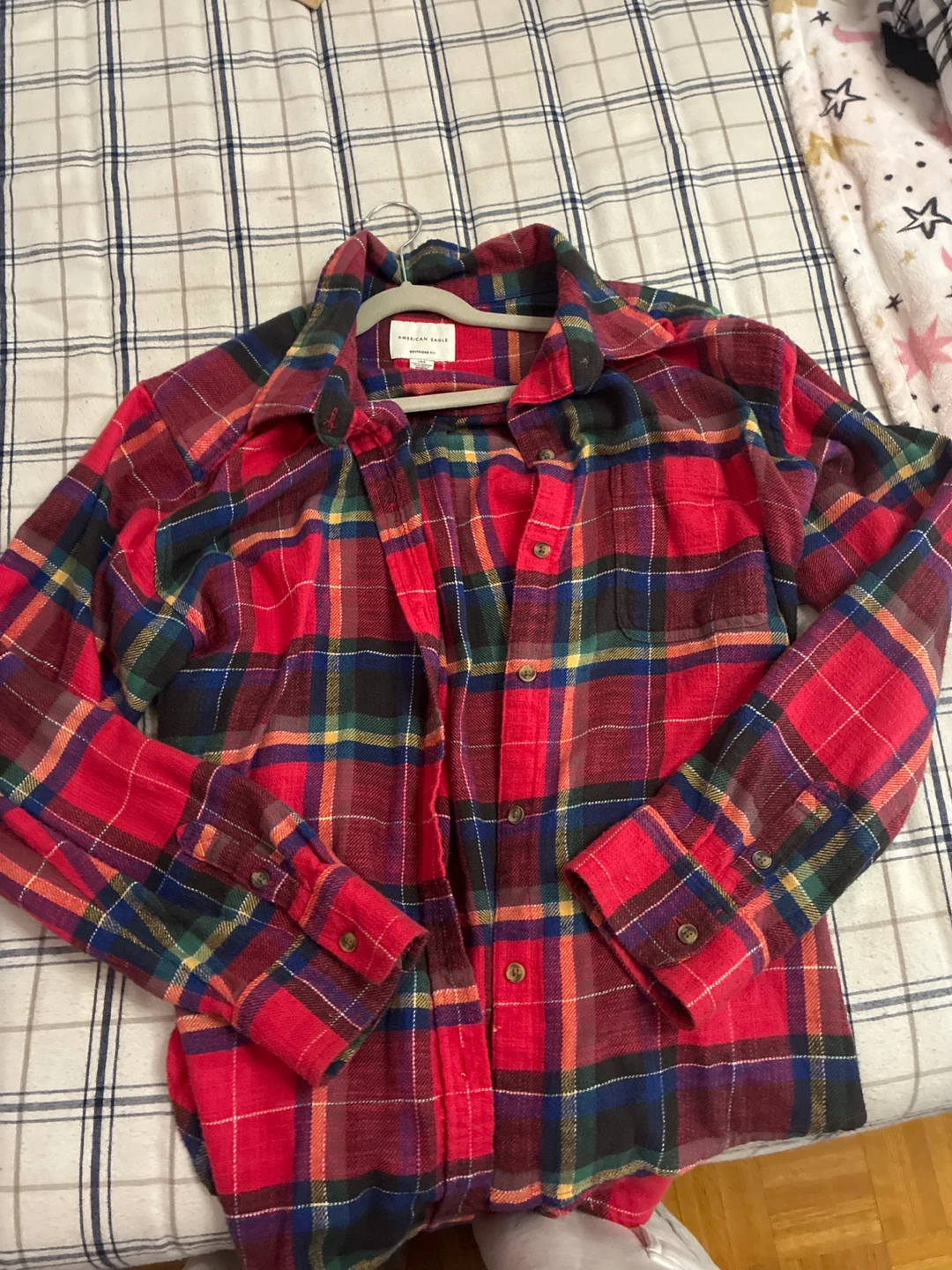 American Eagle Plaid Flannel Shirt