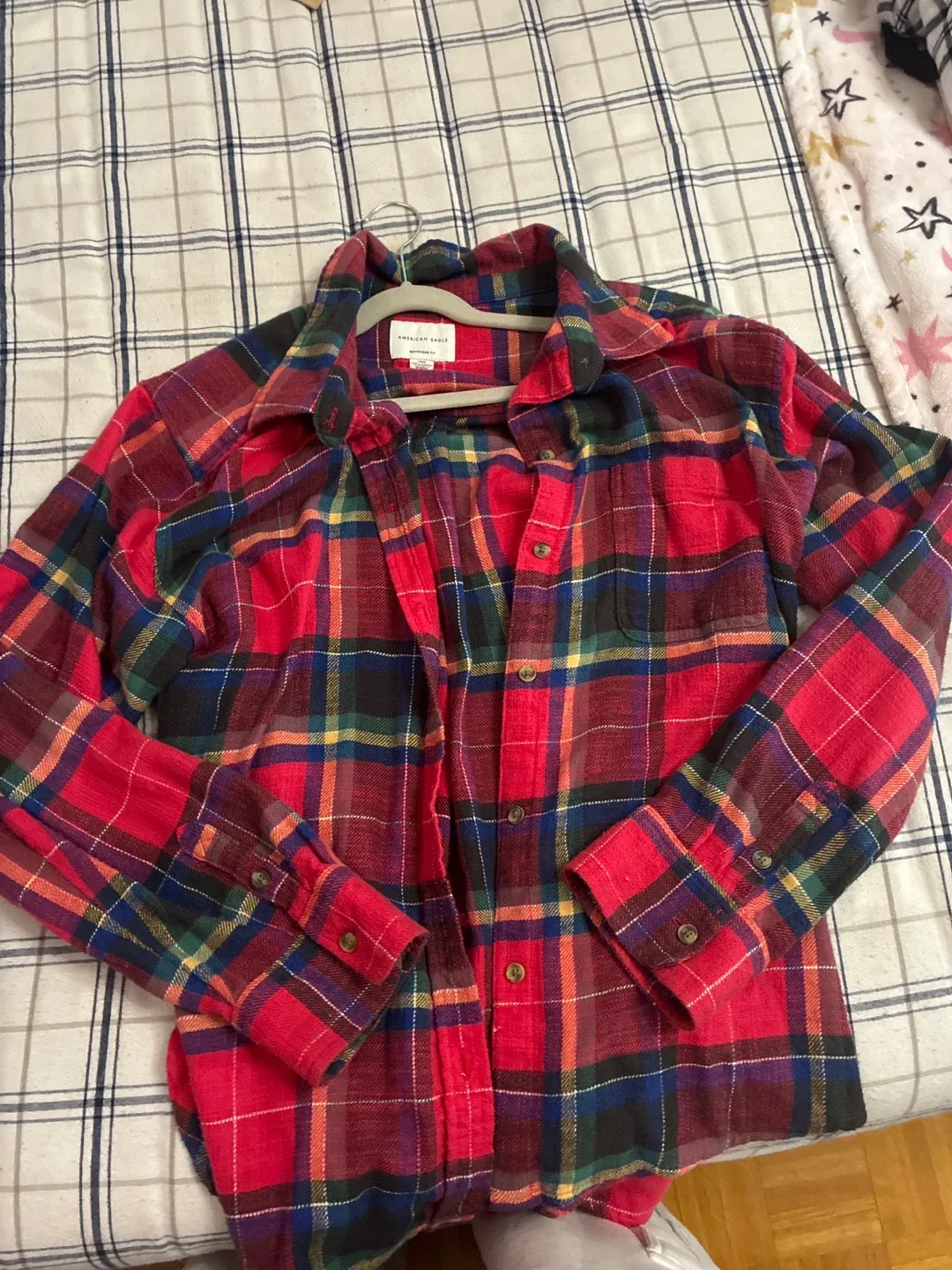 American Eagle Plaid Flannel Shirt