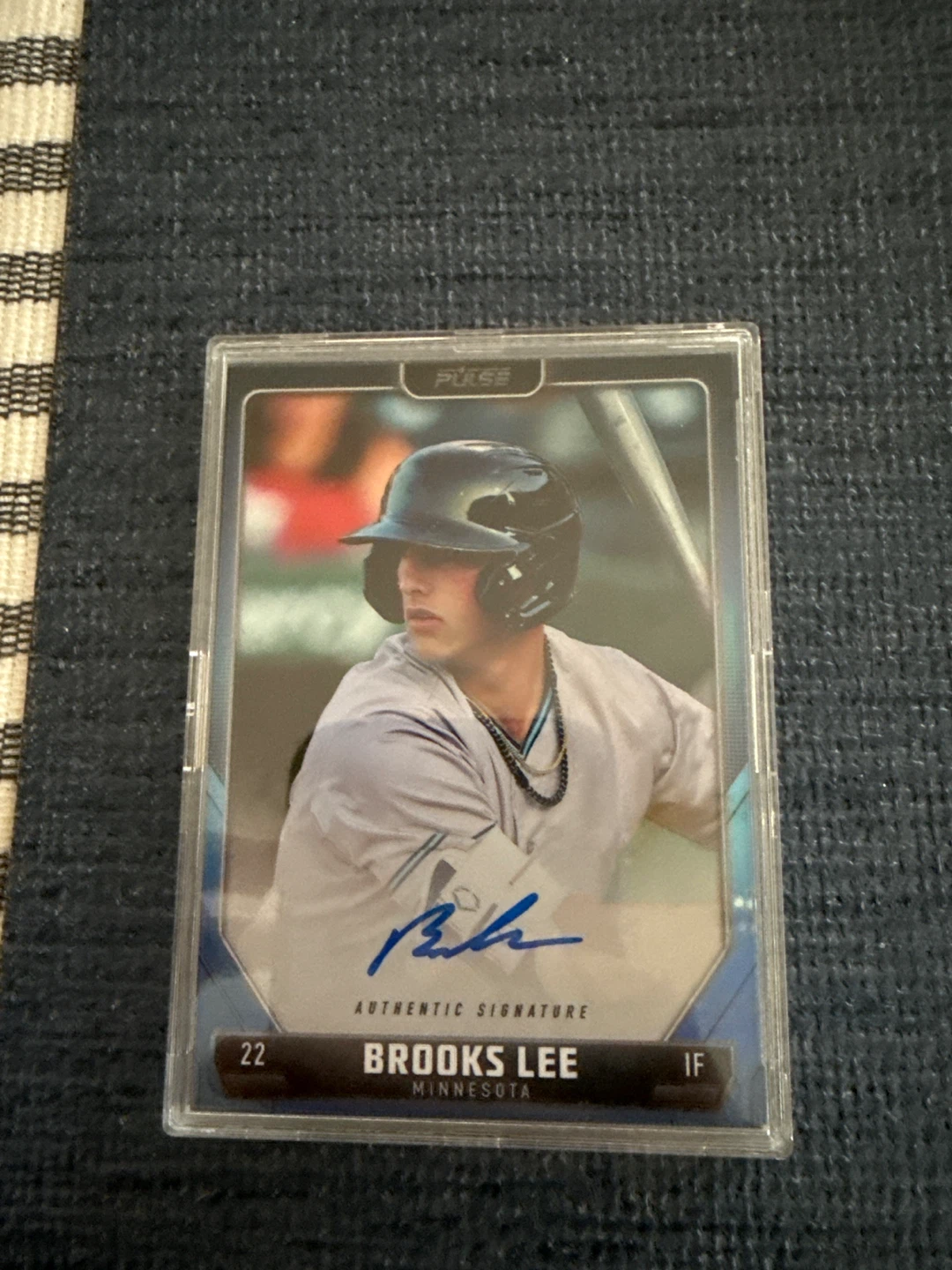 2024 Baseball Brooks Lee Blue Numbered Authentic Signature /60